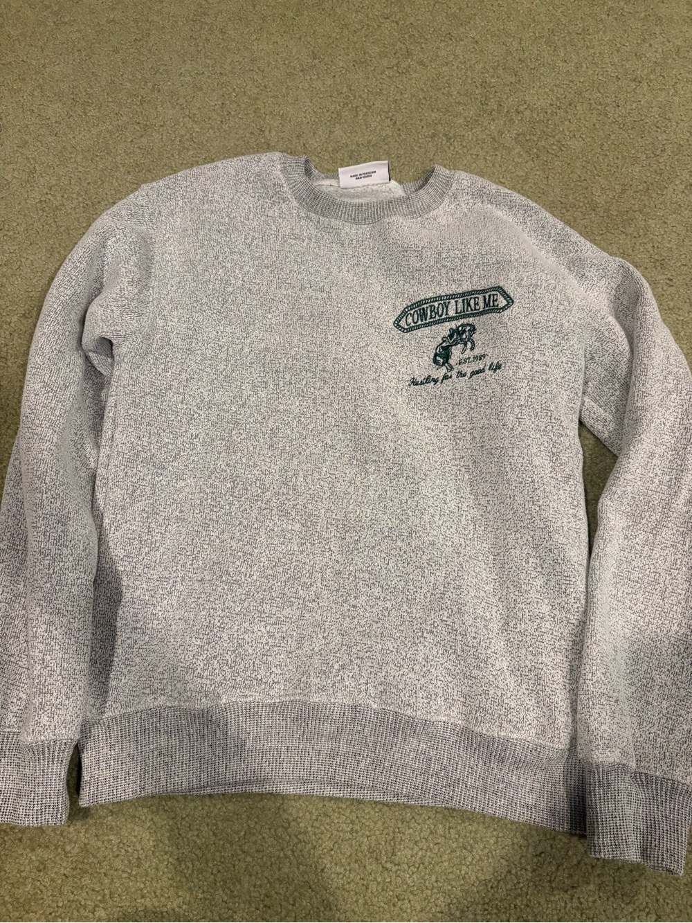Cowboy Like Me Crewneck